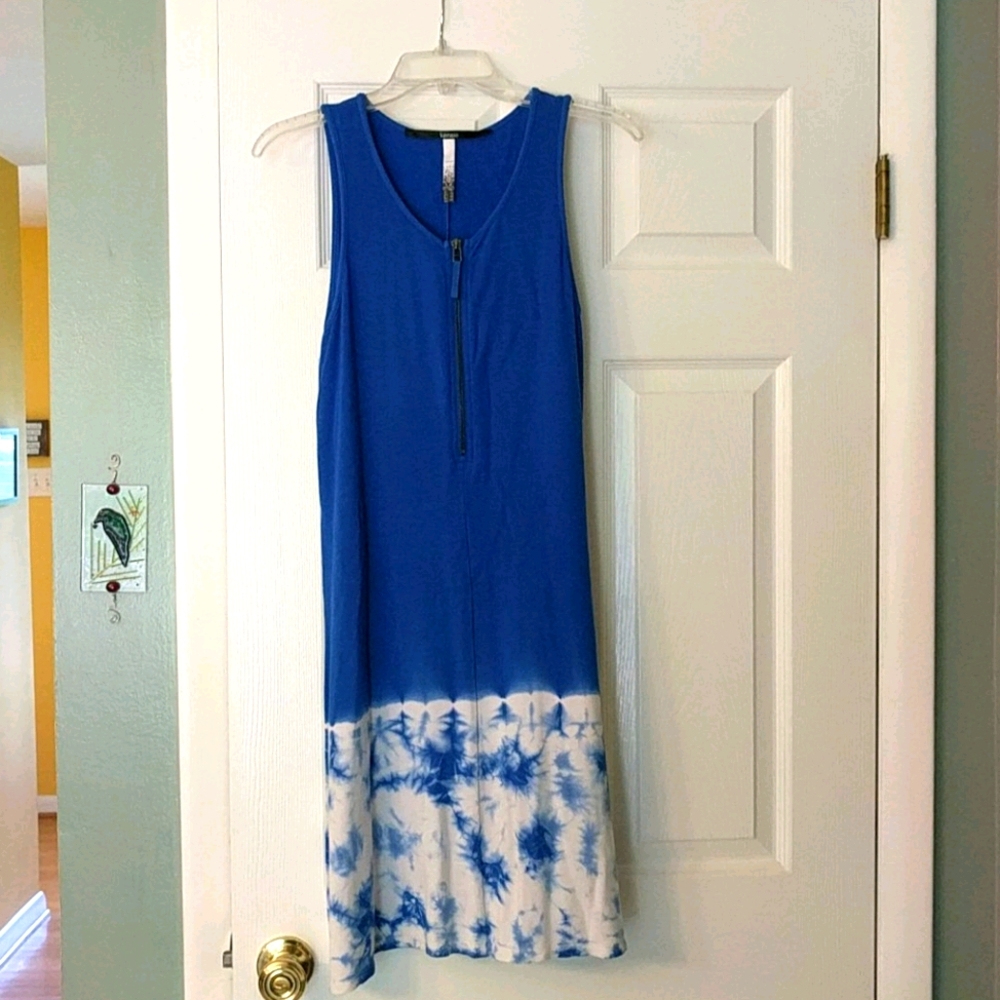 NWOT Kensie dress/beach cover-up, blue white